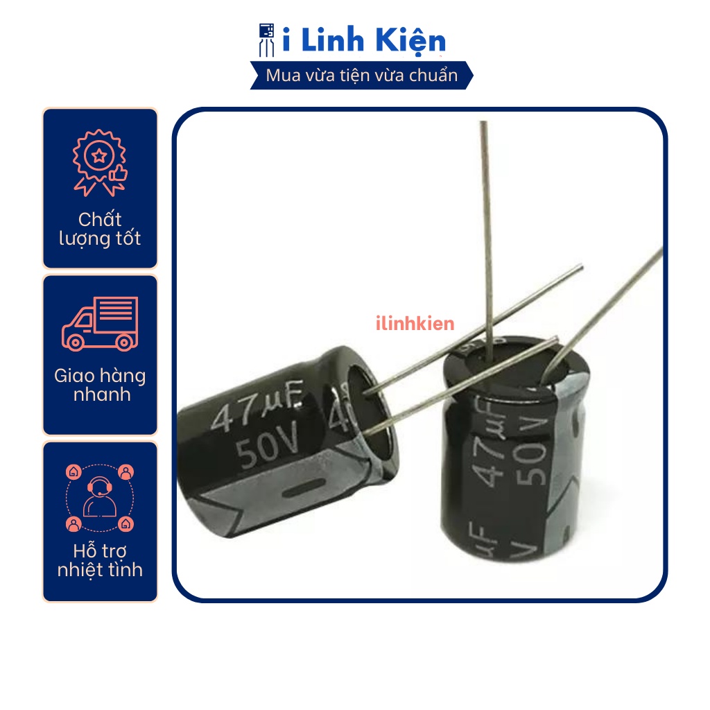 Tụ hóa 50V 0.1uF-6800uF