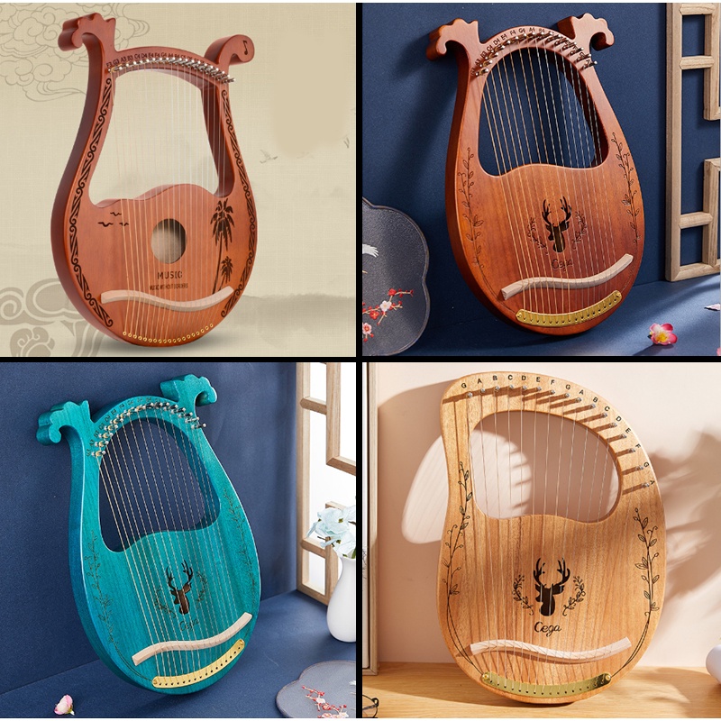 Đàn lyre 16 dây hươu tai cega cao cấp