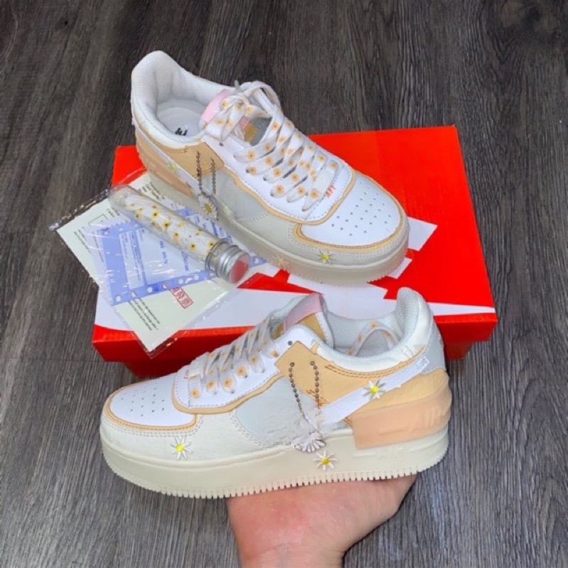 ✅[ Full Box + Bill 🌺] Giày thể thao sneaker ✅ Giày Air force 1 hoa cúc bảy màu nam nữ