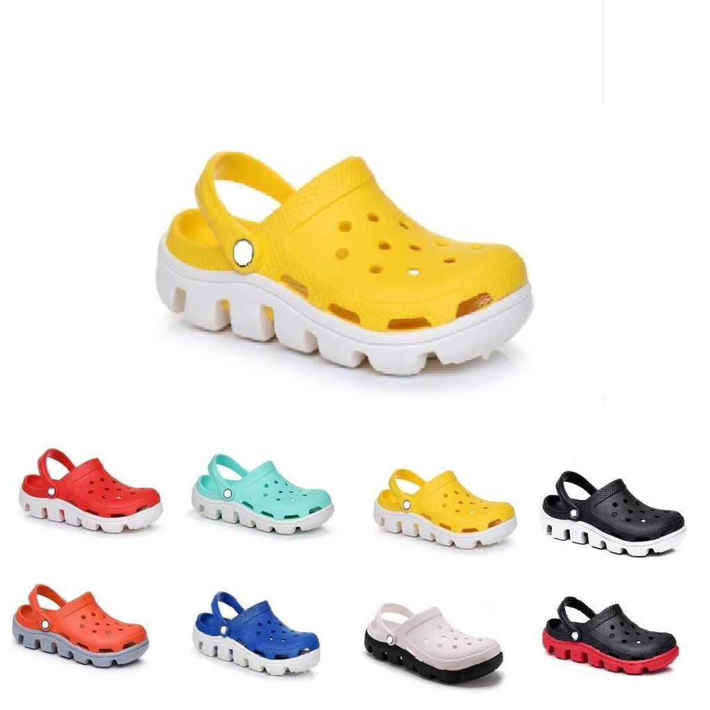 Dép bít đầu, sục nhựa đế xương siêu nhẹ, độn đế chống trượt cao cấp loại 1 Litic DU01