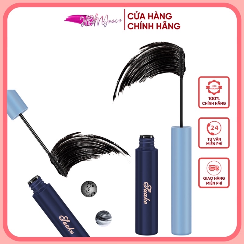 Mascara mảnh tơi SUAKE vỏ ngôi sao xanh - Bút làm cong mi chuốt dài mi Lameila Star SU0201