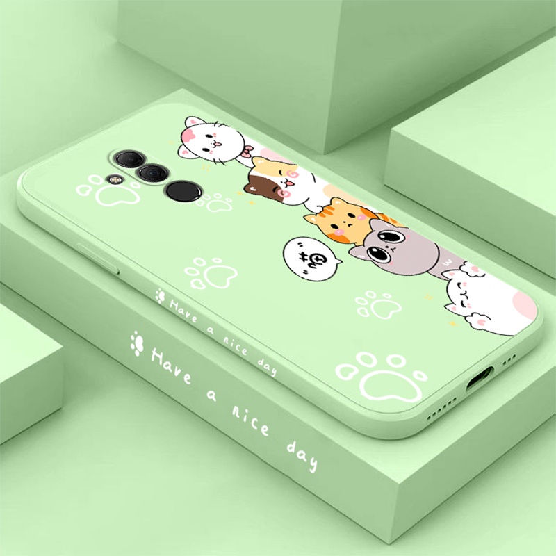 Ốp Điện Thoại TPU Họa Tiết Chú Mèo Dễ Thương Cho Huawei Mate 10 Huawei Mate 10pro Huawei Mate 20 Huawei Mate 20pro Huawei Mate 20X 5g