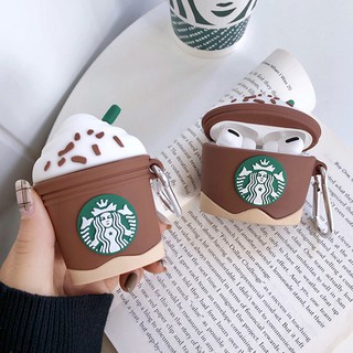 Vỏ silicon cho tai nghe Airpods 1 / 2, Airpods Pro mẫu Starbucks Version 2