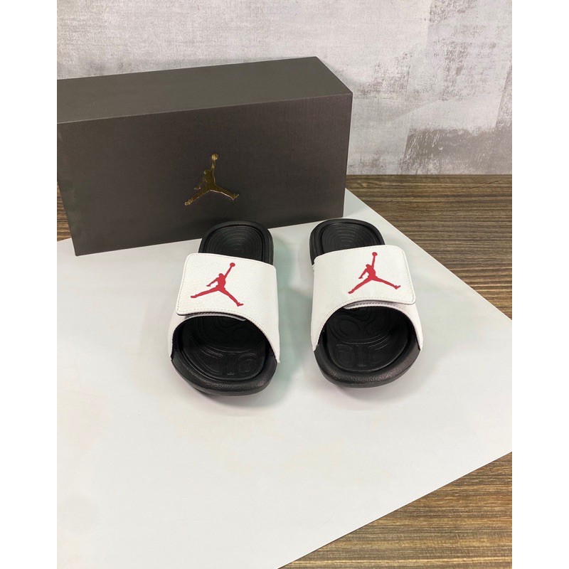 Dép thời trang nam nữ Air Jordan quai da thật cao cấp nhiều màu