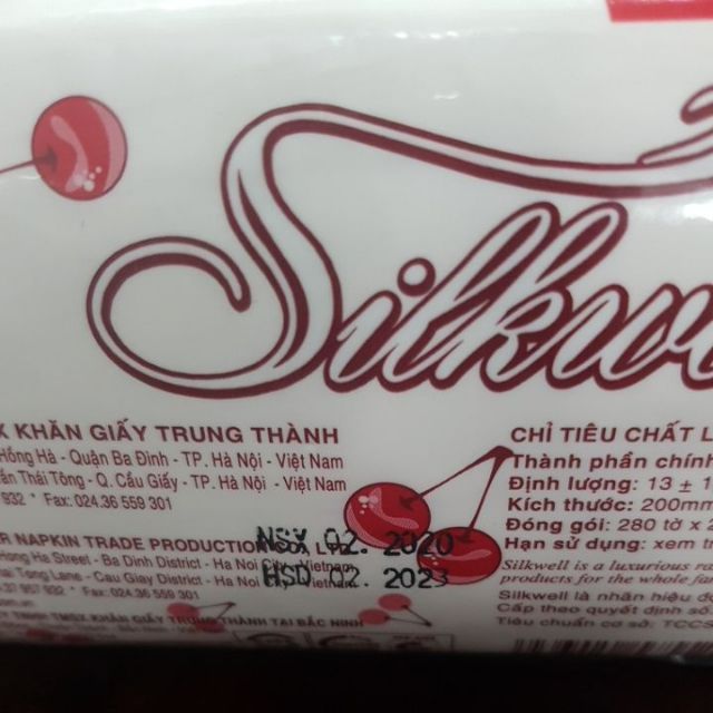 [Mã 267FMCGSALE giảm 8% đơn 500K] Khăn giấy rút lụa Silkwell gói 280 tờ