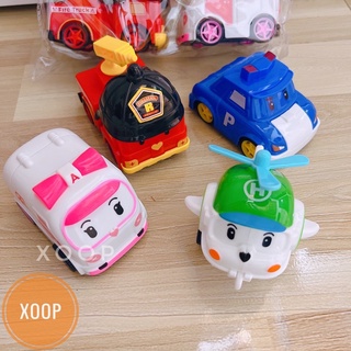Đồ chơi xoop ! Túi 4 xe cứu hộ poly cho bé