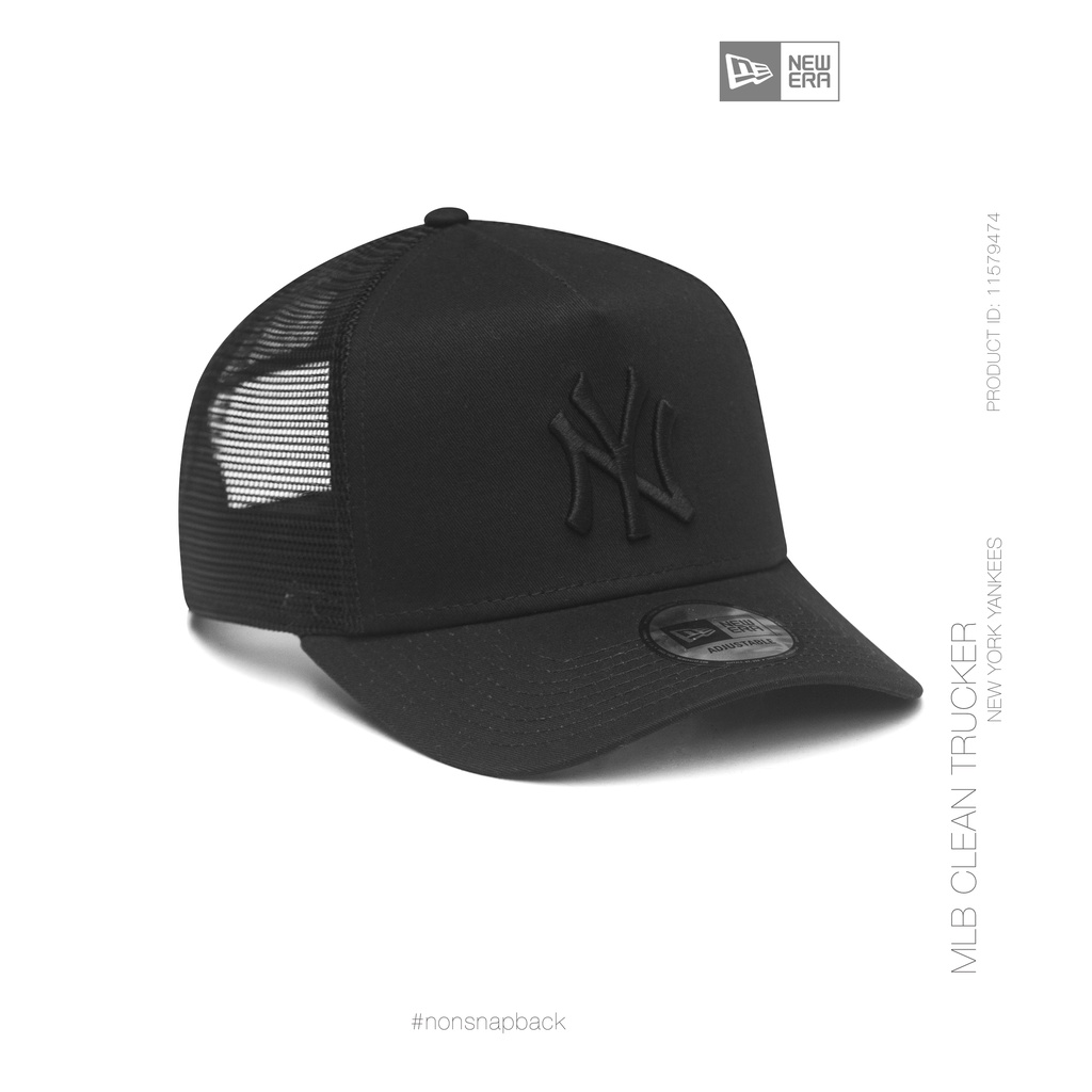 Nón Trucker A-Frame Yankees Full đen