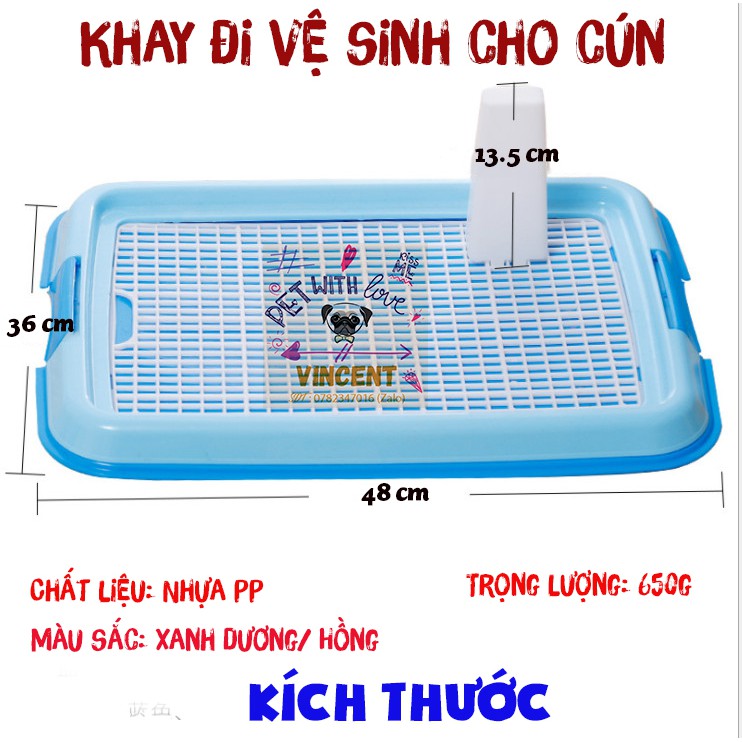 [RẺ NHẤT][HÀNG CÔNG TY] Khay vệ sinh cho cún - Khay tập cún đi vệ sinh giữ sạch sẽ nhà cửa - Nhựa tốt hàng loại 1