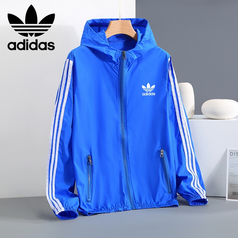 Adidas Áo Khoác Bomber Thể Thao Siêu Nhẹ Thoáng Khí Thời Trang Cho Nam Nữ