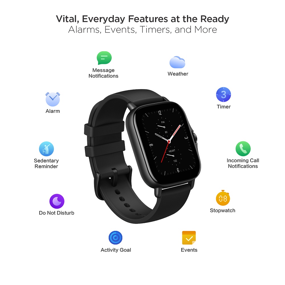 Đồng hồ thông minh cao cấp  Amazfit GTS 2e - 90 chế độ thể thao - Đo Nồng Độ SPO2 | BH 12 Tháng