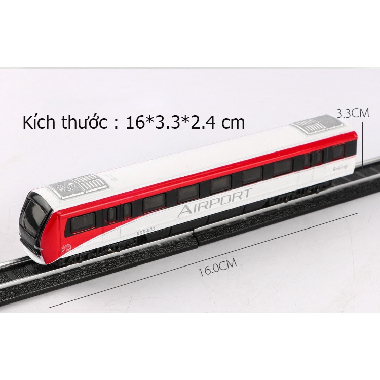 Đồ chơi mô hình tàu điện cao tốc hiện đại bằng hợp kim nguyên khối
