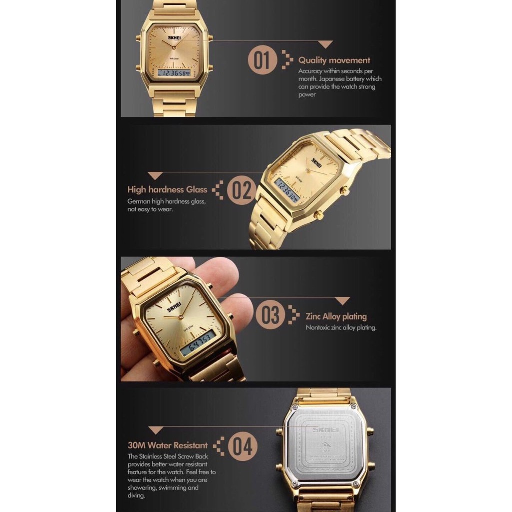 (Giá sỉ) Đồng hồ Skmei thời trang nam chạy kim và điện tử | BigBuy360 - bigbuy360.vn