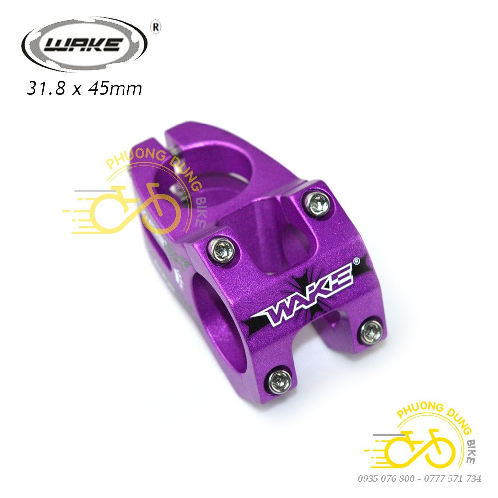 Pô tăng nhôm xe đạp WAKE 02 cỡ 31.8x45mm