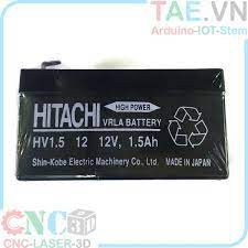 Bình ắc quy Hitachi 12V - 1.5Ah