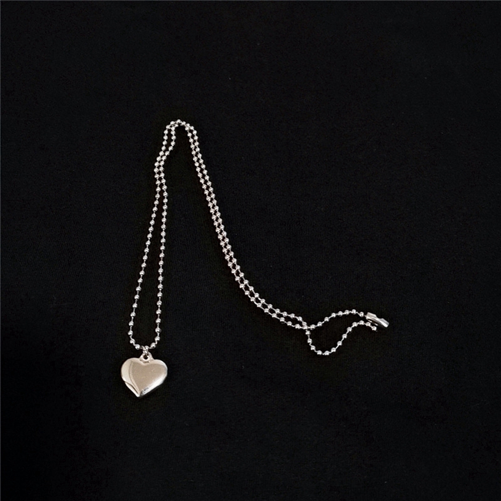 Dây chuyền mặt hình hoa trái tim phong cách Hàn Quốc thời trang cho nữ