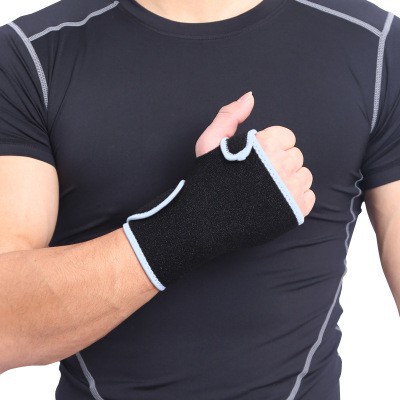 Bán sỉ- AOLIKES AL 1676 (1 cái)  Găng tay cuốn hở ngón có miếng kẽm bảo vệ chống trượt chuyên gym - chính hãng.