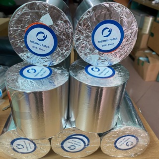 Giấy In Bill k80x65 Thùng 50 Cuộn ( Cao 80mm đường Kính 65mm)