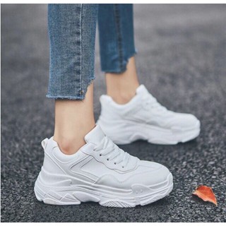 Giày Sneaker nữ All WHITE Siêu HOT mới nhất năm