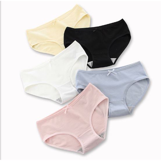 [ĐƯỢC CHỌN 7 MÀU] Quần chip lót nữ kháng khuẩn cotton nơ thun lạnh dễ thương sexy gợi cảm rẻ đẹp YLY978