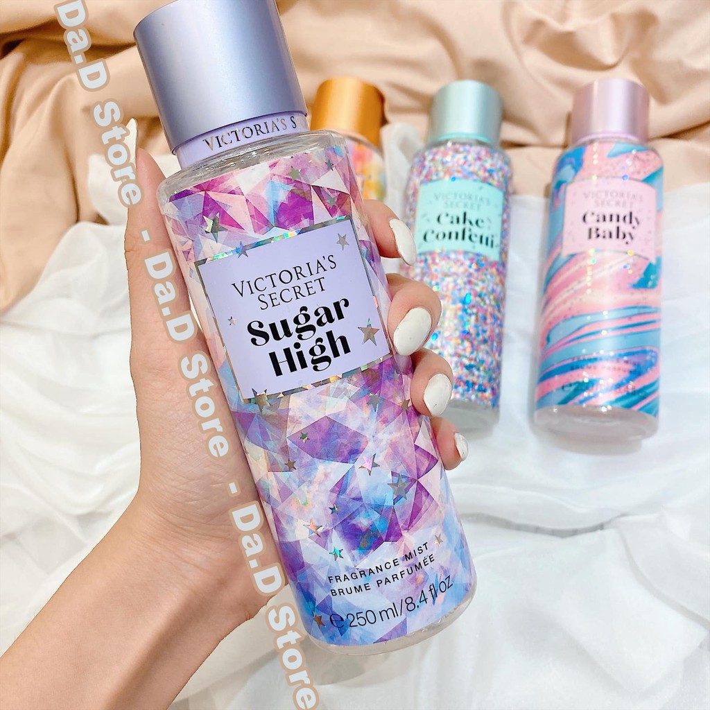 Body Mist 🍭𝐅𝐫𝐞𝐞𝐬𝐡𝐢𝐩 𝐗𝐭𝐫𝐚🍭 Xịt Toàn Thân VICTORIA'S SECRET 250ML - Xịt Thơm Body Mist Hương Hoa Quả