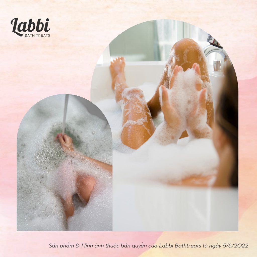 Bánh siêu tạo bọt bồn tắm UNICORN MAGIC [Labbi] Bubble Bar