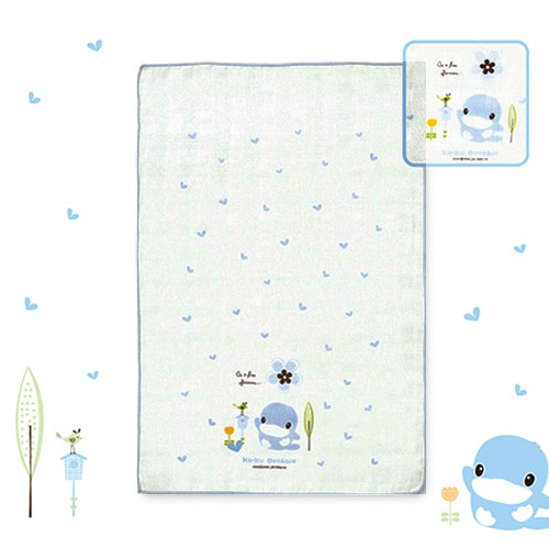 Khăn tắm bé 100% cotton mềm mại set 2 cái 32 x 48 cm kuku ku2384