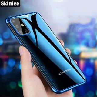 ốp lưng samsung Dẻo Trong Suốt Mạ Điện Cho Samsung Galaxy M51 S22 Plus Ultra S21 FE