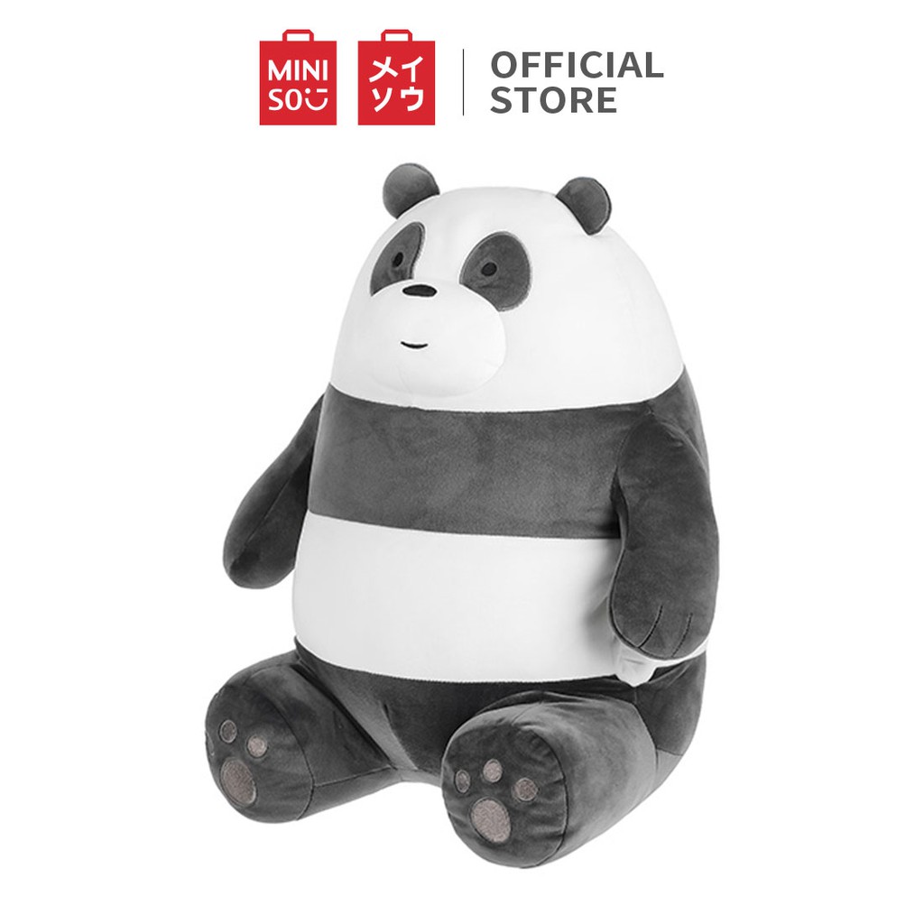 Đồ chơi nhồi bông mềm Miniso X We Bare Bears - Hàng chính hãng