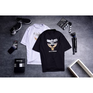Áo thun OVERSIZE TAY LỠ _ FREEDOM _ A - 33