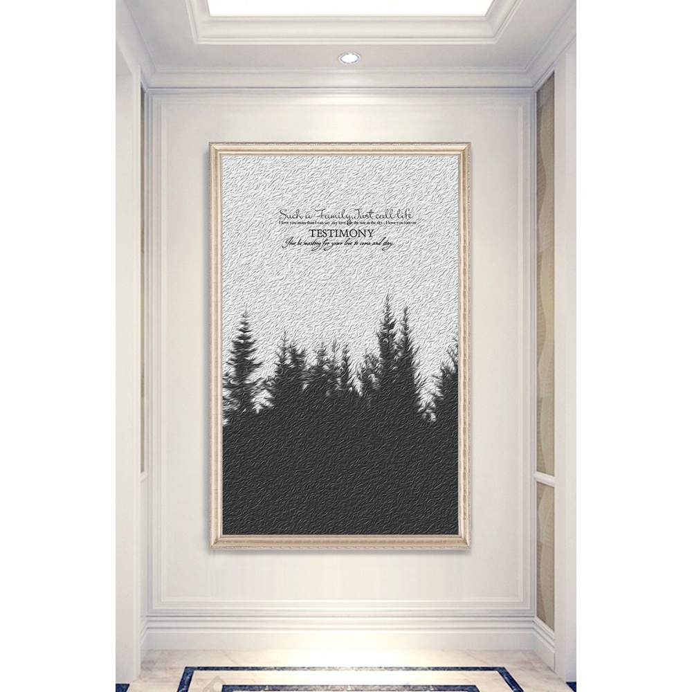 In hình ép gỗ Laminate TRANH HÀNH LANG HIỆN ĐẠI - Mẫu 20 (50x75, 60x90, 70x110). In ảnh theo yêu cầu