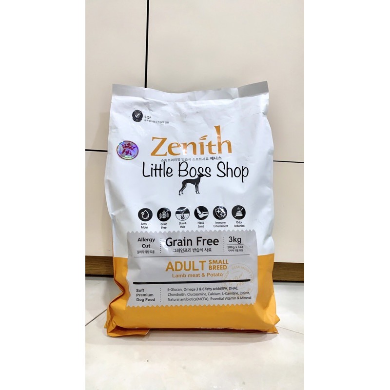 500Gr Thức ăn hạt mềm chó &gt;1 tuổi Zenith Adult