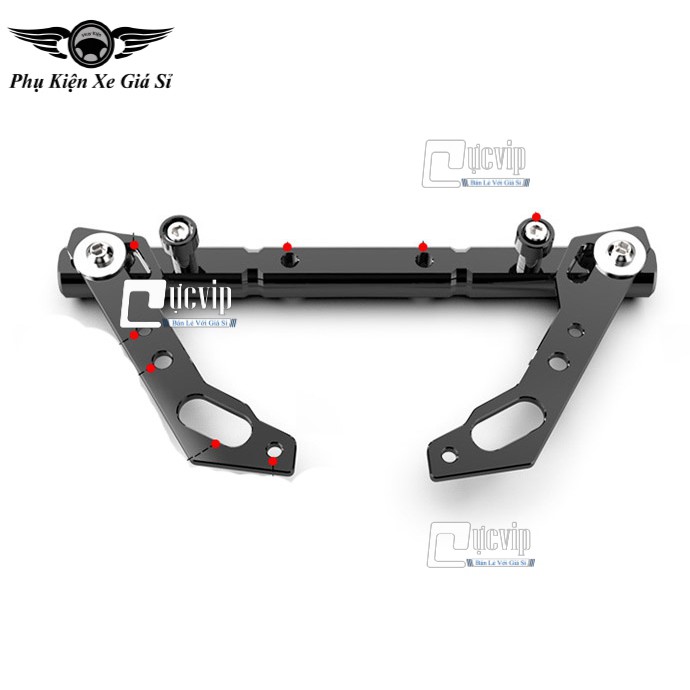 (1799) Cho Mọi Loại Xe - Thanh Ngang Ghi Đông Nhôm CNC K2
