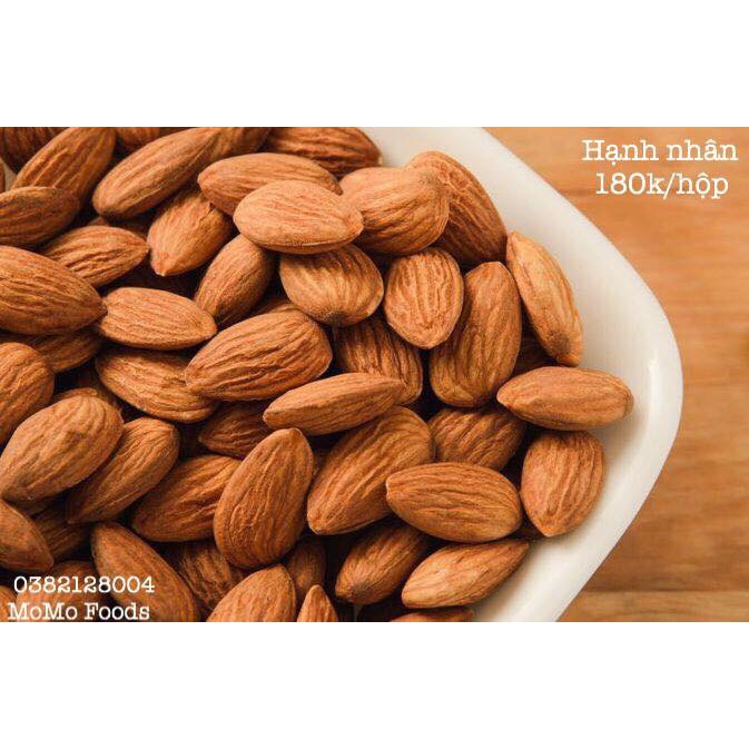 HẠT HẠNH NHÂN RANG RANG CHÍN TỰ NHIÊN (HẠT DINH DƯỠNG - HỘP 500G)