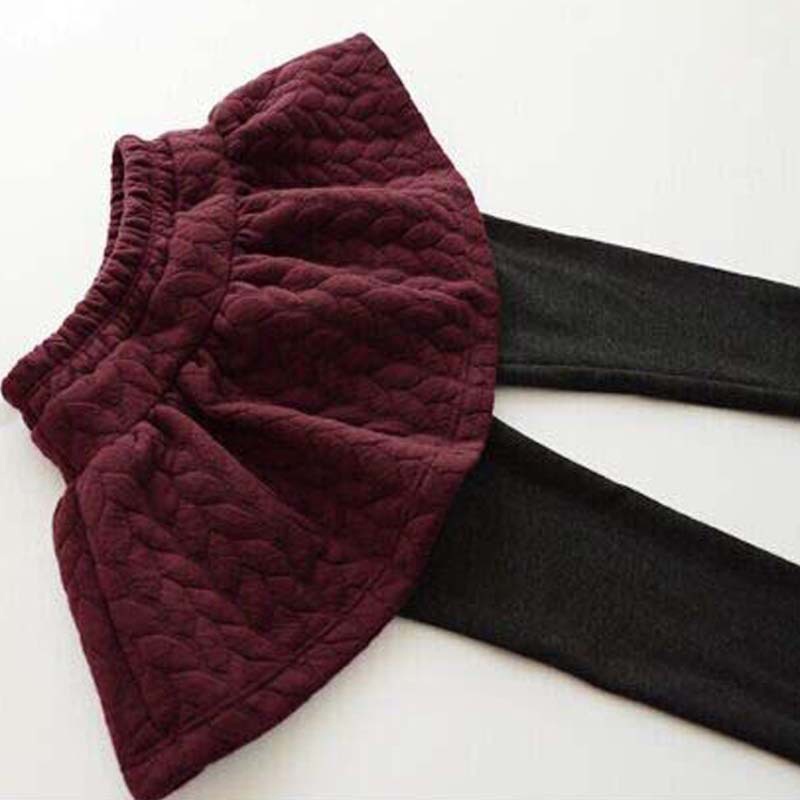 Quần legging kèm chân váy dày thời trang cho bé gái