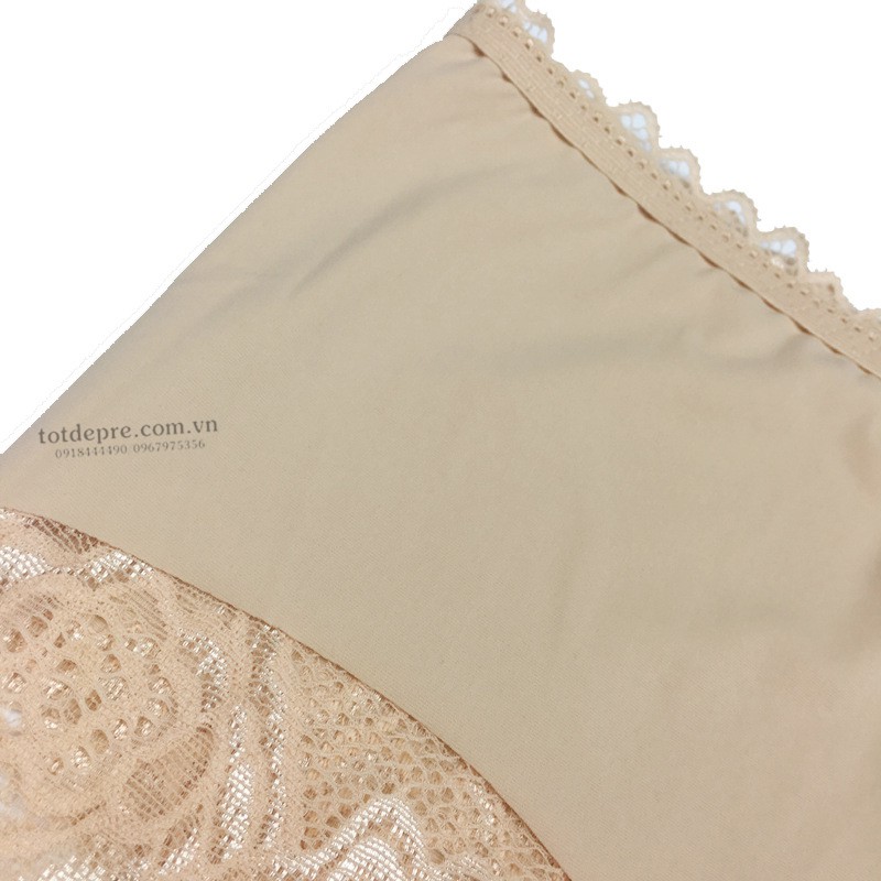 Quần mặc trong váy chất ren họa tiết hoa hồng