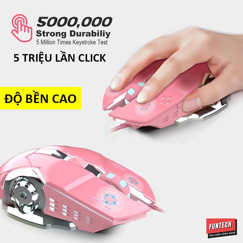 Chuột Gaming Có Dây X500 Limited Phiên Bản Giới Hạn Led RGB 7 Màu Cực Đẹp Tương Thích PC Laptop