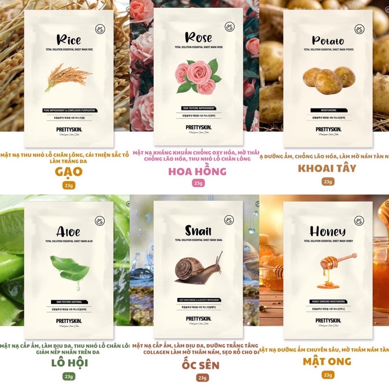 MẶT NẠ DƯỠNG DA CAO CẤP PRETTYSKIN