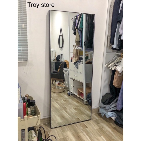 Gương nịnh dáng soi toàn thân vuông viền mỏng gương tràn viền vuông A28
