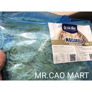 Phô mai bào sợi la sicilia - túi 2kg phô mai trộn mozzarella sherred cheese