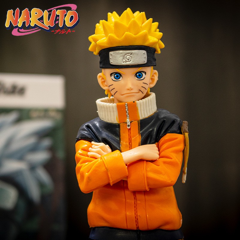 Mô Hình Nhân Vật Naruto Uzumaki Tóc Vàng- Mô Hình Naruto Nhựa PVC 25Cm