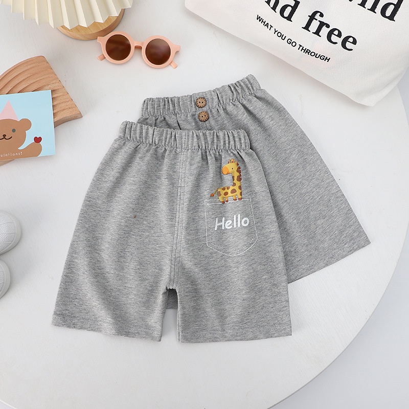 Quần Short Cotton Dáng Rộng Thoáng Khí In Họa Tiết Hoạt Hình Thời Trang Mùa Hè Cho Bé 2022