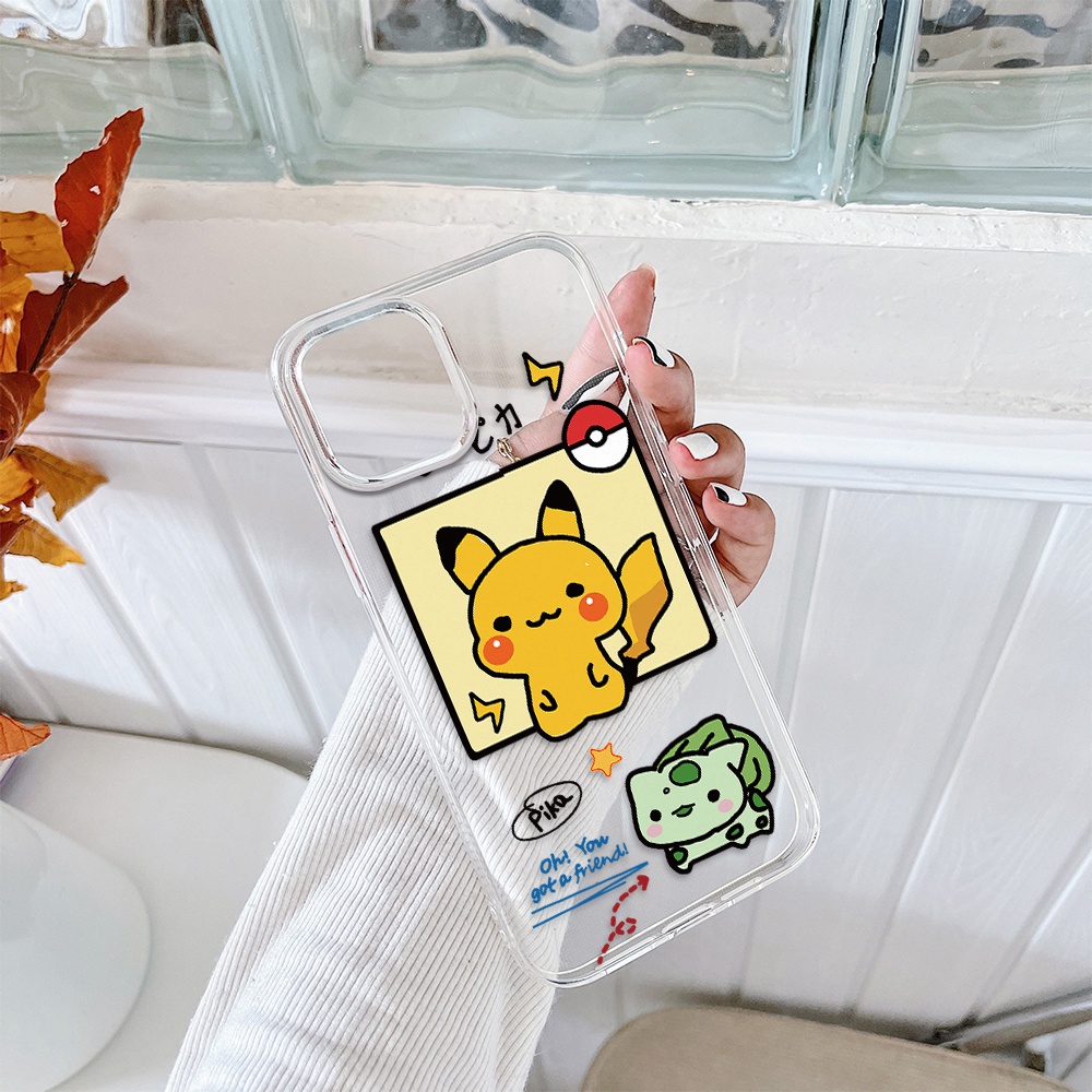 Ốp Điện Thoại Tpu Mềm Chống Sốc In Hình Pokemon Cho iPhone 11 12 13 pro max XS X XR XSMax 7 8 6 6s plus 5 4 SE 2020