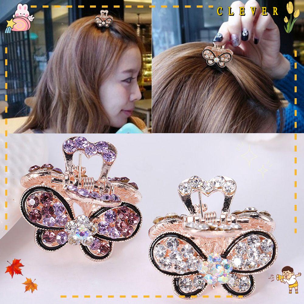 Kẹp Tóc Hình Con Bướm Đính Đá Thời Trang Cho Nữ