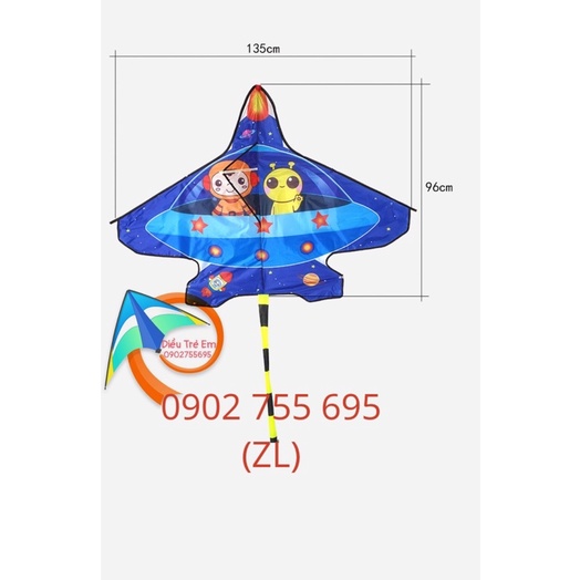 MUA 1 TẶNG 1] Diều UFO - TẶNG tay cầm thả diều 150 mét (diều giá rẻ, mua diều, diều 3d, diều độc lạ, diều đẹp)