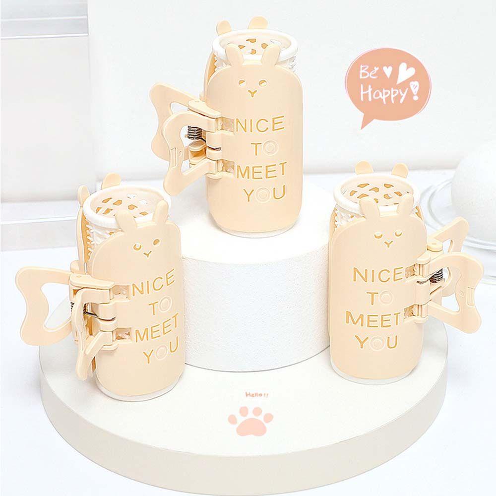 Bộ 2 Lô Uốn Tóc Mái Tự Dính Hình Hoạt Hình Chuyên Nghiệp Cho Salon
