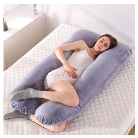 Gối ôm chữ U giành cho bà bầu (ảnh thật ) Gối ngủ đa năng cho các bà bầu tiện lợi thoải mái