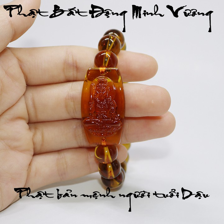 Vòng tay phật Bất Động Minh Vương - Bản mệnh người tuổi Dậu - TẶNG kèm dây dự phòng nếu không vừa tay