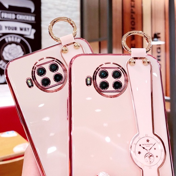 Ốp điện thoại sang trọng có dây đeo cổ cho Xiaomi Redmi Note 9 5G / Redmi Note 9 Pro 5G