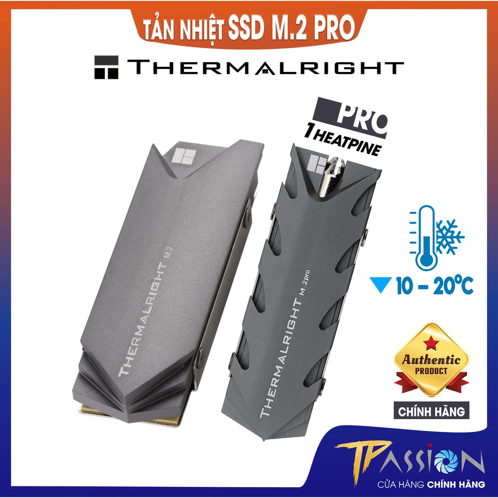Tản nhiệt ổ cứng SSD M2 Thermalright Pro Chính hãng - Ốp tản nhiêt SSD M2 Nvme Thermalright 2280 Pro - TR-M.2 2280