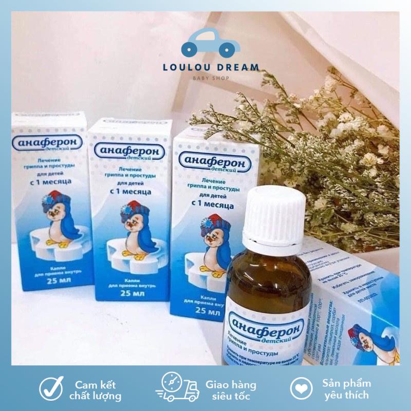 Siro ANAFERON Nga - Siro chim cánh cụt tăng sức đề kháng cho bé [HÀNG NỘI ĐỊA BAY AIR]